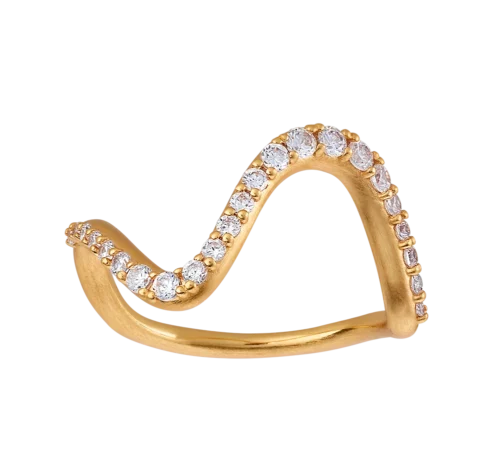 Wave Sparkel Large Ring - product picture