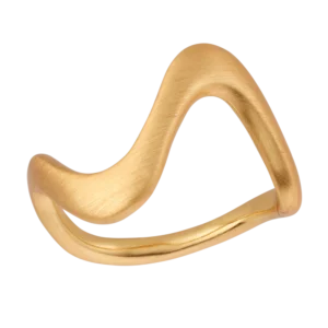 Wave Large Ring Gold - product picture