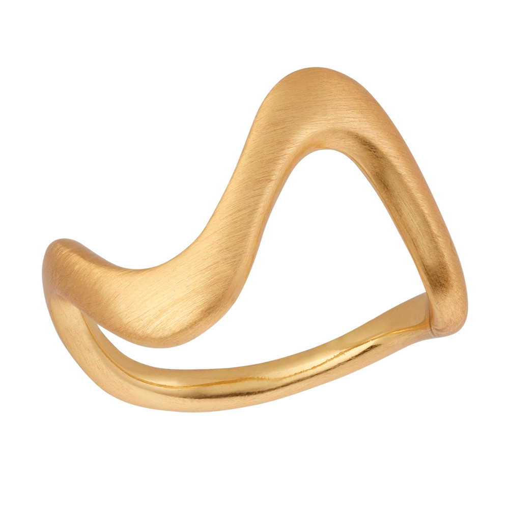 Wave Large Ring Gold - product picture