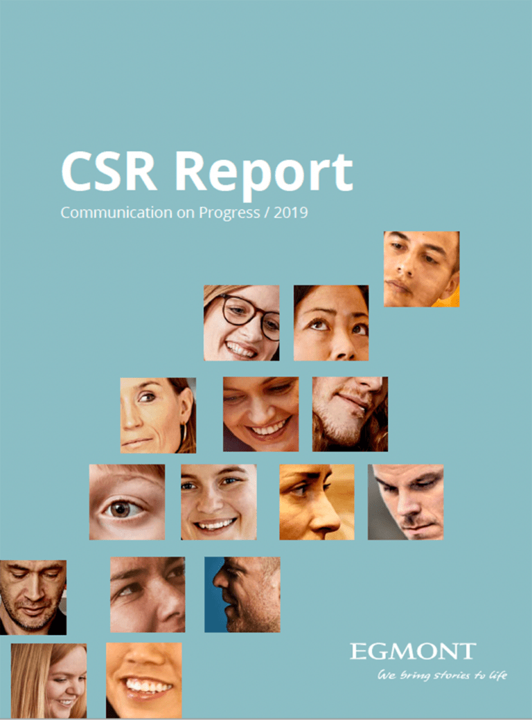 Forsiden af CSR Report 2019