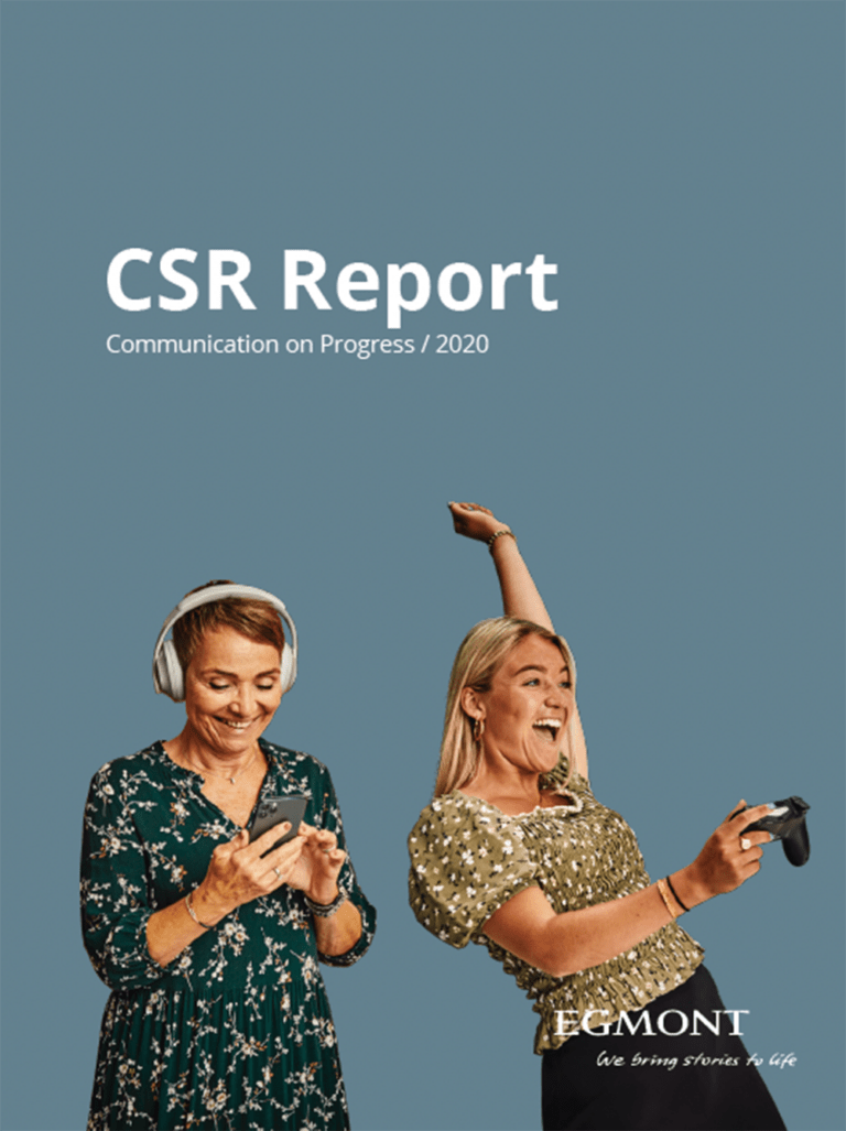 Forsiden af CSR Report 2020