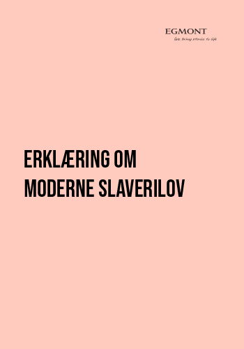 Erklæring om moderne slaverilov